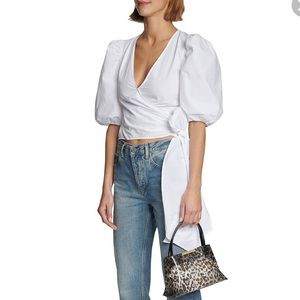 Ganni Luna Top white